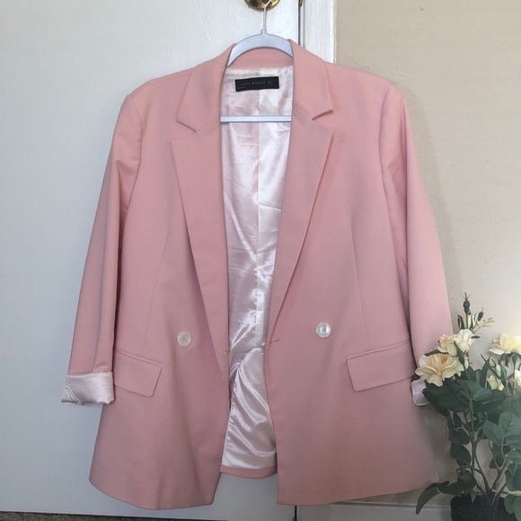 Zara Jackets & Blazers - Pink pastel Blazer